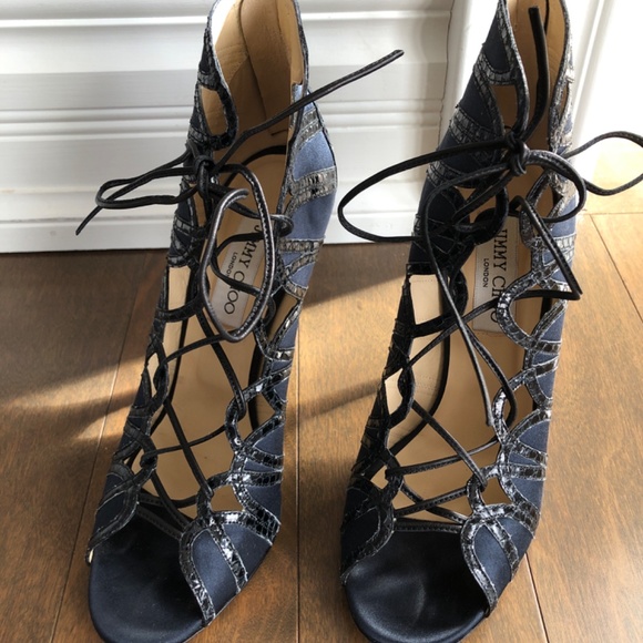 Jimmy Choo Lace Up Heels - Picture 3 of 6